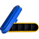 Kodak Steel 135mm Film Case (Blue Lid/Yellow Body)