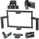 CAMVATE Adjustable-Height Monitor Cage Kit with Handgrips for 7-10" Monitor