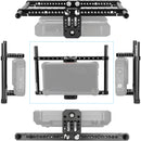 CAMVATE Adjustable-Height Monitor Cage Kit with Handgrips for 7-10" Monitor