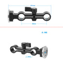 CAMVATE 15mm LWS Dual-Rod Bracket with Single ARRI-Style Rosette