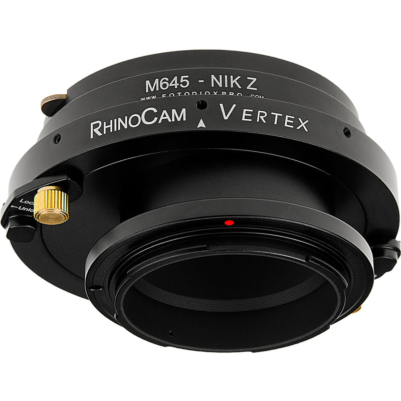 FotodioX RhinoCam Vertex Rotating Stitching Adapter: Mamiya M645 to Nikon Z-Mount