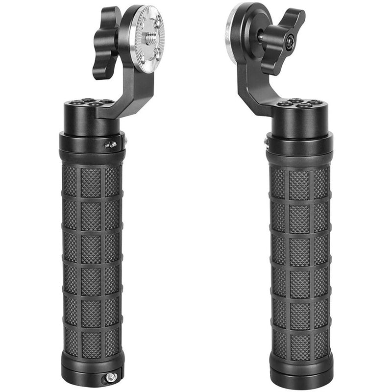 CAMVATE Rosette Mount Rubberized Handgrips (Pair)