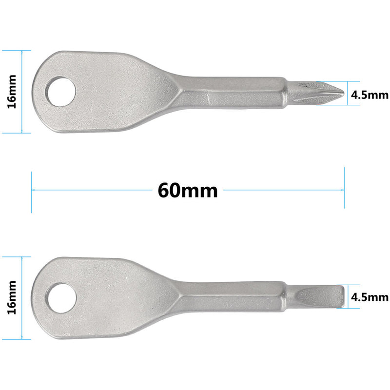 CAMVATE Small Flat Head and Phillips Head Screwdriver Set