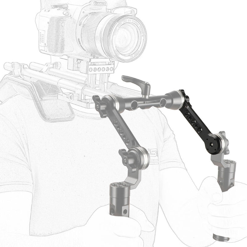 CAMVATE ARRI-Style Rosette Extension Arm with M6 Thread and Screw Mount