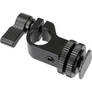 CAMVATE Single 15mm Rod Holder with Shoe Mount