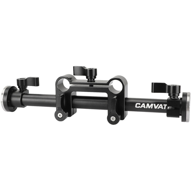 CAMVATE Adjustable 15mm Rod Clamp with ARRI-Style Rosette Mounts