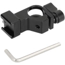 CAMVATE 19mm Single-Rod Clamp with Cold Shoe (Black Lever)