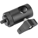 CAMVATE 16mm Light Stand Mount with 1/4"-20 Screw & Black Lock Nut