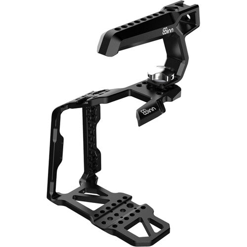 8Sinn Half Cage + Black Raven Top Handle for Blackmagic Pocket Cinema Camera 6K Pro