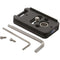 Kirk PZ-17 Universal Camera Plate with QD Port for Select Canon, FUJIFILM, Nikon, and Sony Cameras
