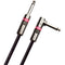 Monster Cable Prolink Classic Series Right-Angle 1/4" Male to Straight 1/4" Male Instrument Cable (12')