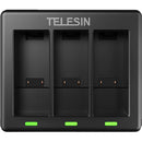 TELESIN 3-Channel Battery Charger for GoPro HERO9 Black