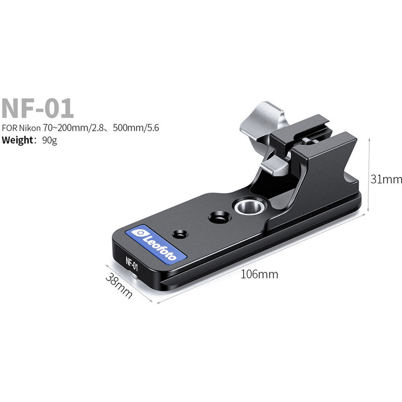 Leofoto NF-01 Collar Foot for Select Nikon Lenses