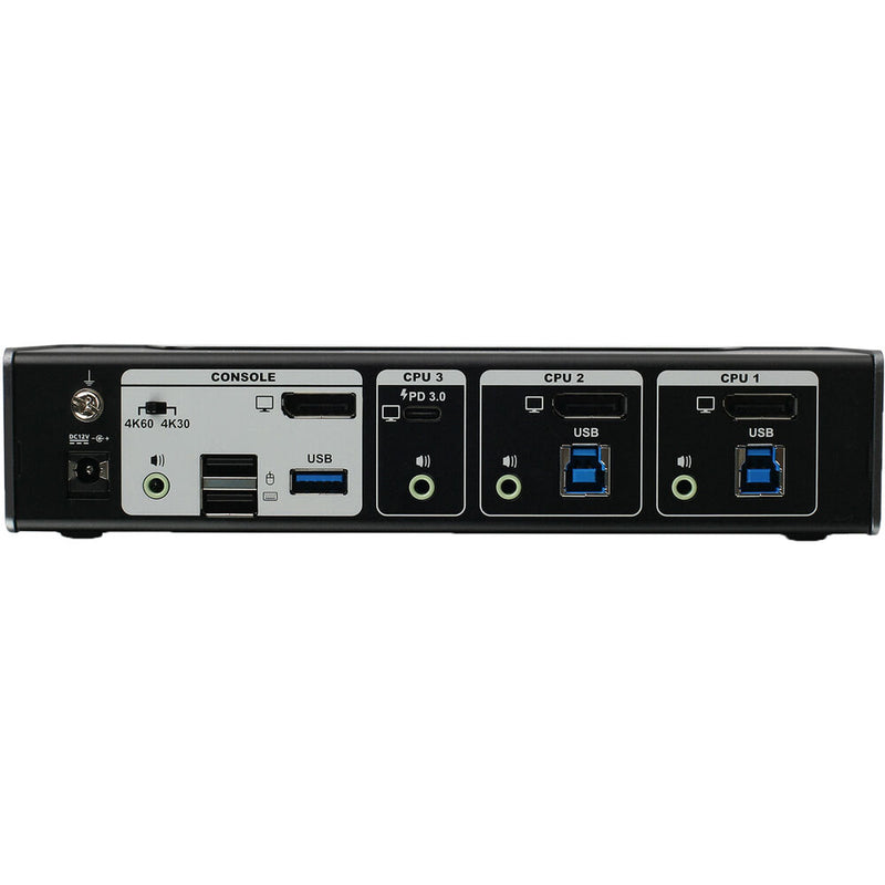 IOGEAR 3-Port 4K USB Type-C and DisplayPort KVMP Switch