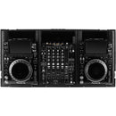 Odyssey Extra-Deep Coffin Flight Case for 12" DJ Mixer and Two Large-Format Media Players (All Black)