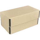 Archival Methods Hinged Lid Box (Tan, 7.6 x 5.6 x 5.4")