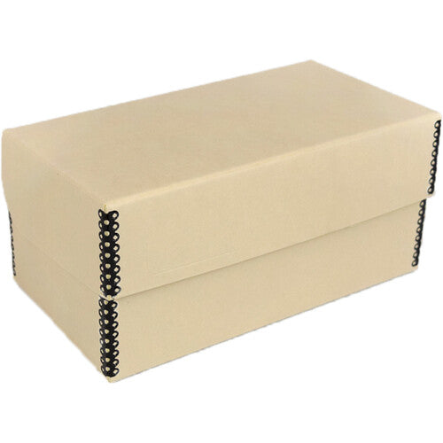 Archival Methods Hinged Lid Box (Tan, 7.6 x 5.6 x 5.4")