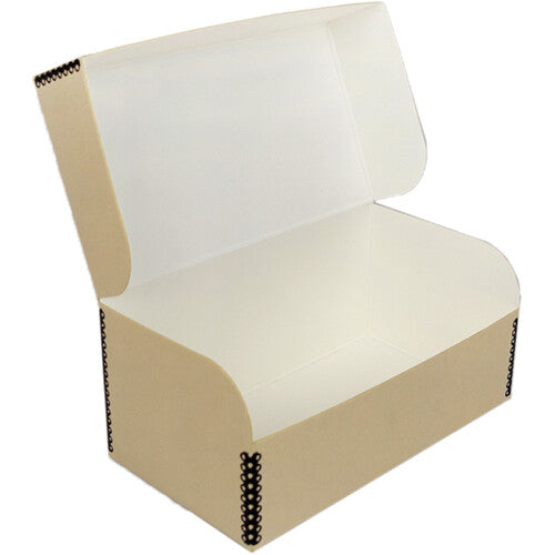 Archival Methods Hinged Lid Box (Tan, 7.6 x 5.6 x 5.4")