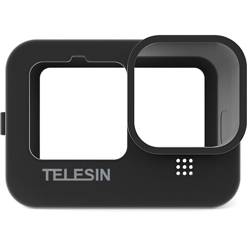 TELESIN Protective Silicone Case with Lanyard for GoPro HERO9/10 (Black)