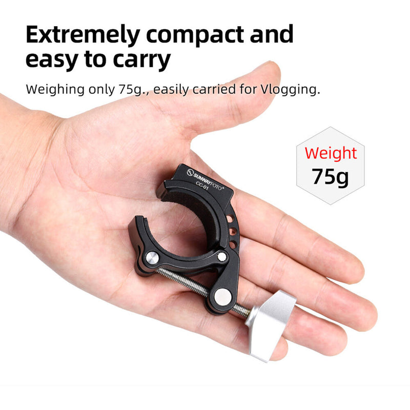 Sunwayfoto Super Clamp for Round Tubes