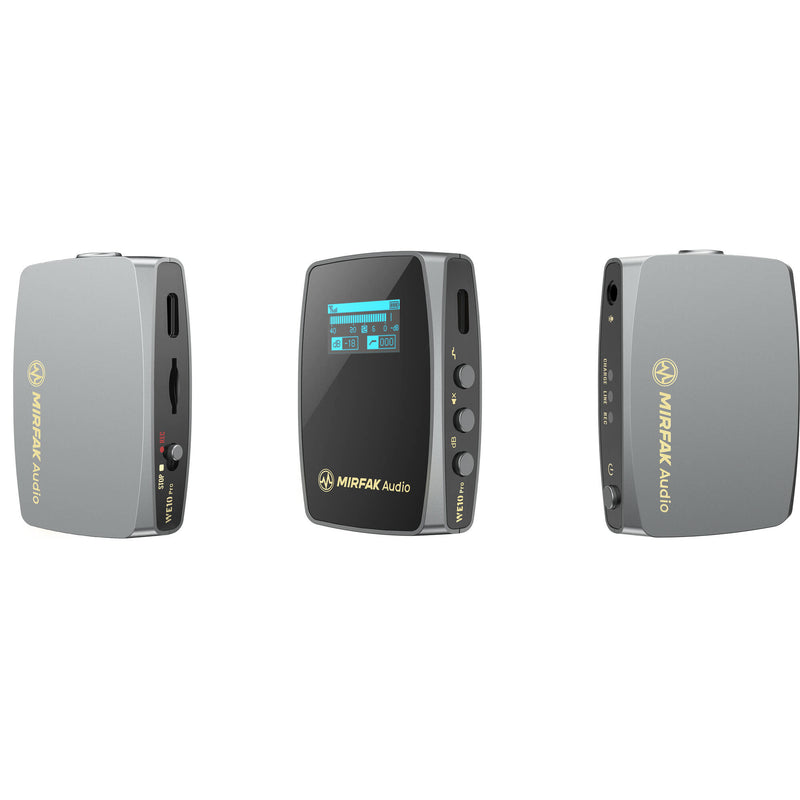 Moza WE10 Pro Dual Transmitter Wireless Microphone System (2.4 GHz)