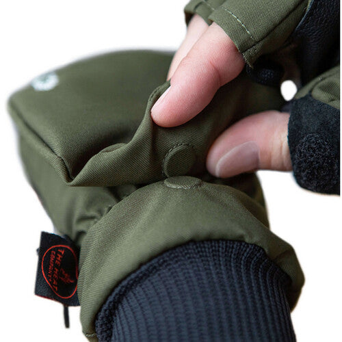 The Heat Company Heat 2 Softshell Mittens/Gloves (Size 10, Green)