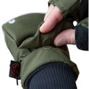 The Heat Company Heat 2 Softshell Mittens/Gloves (Size 7, Green)