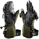 The Heat Company Heat 3 Smart Mittens/Gloves (Size 8, Dark Army Green)