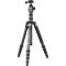 Vanguard VEO 3T 265HCBP Carbon Fiber 4-in-1 Travel Tripod with VEO 2 BP-120T Ball/Pan Head and Bluetooth Remote