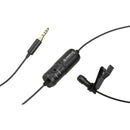 Moza MC1 Lavalier Microphone for Camera and Phone (19.7' Cable)