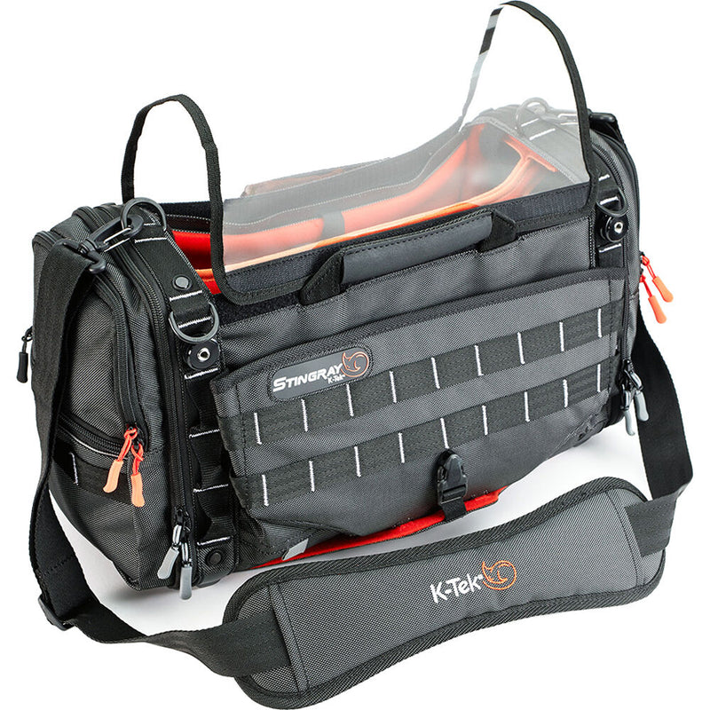 K-Tek KSTGLX Stingray Large X Audio Mixer Recorder Bag (Orange Interior)