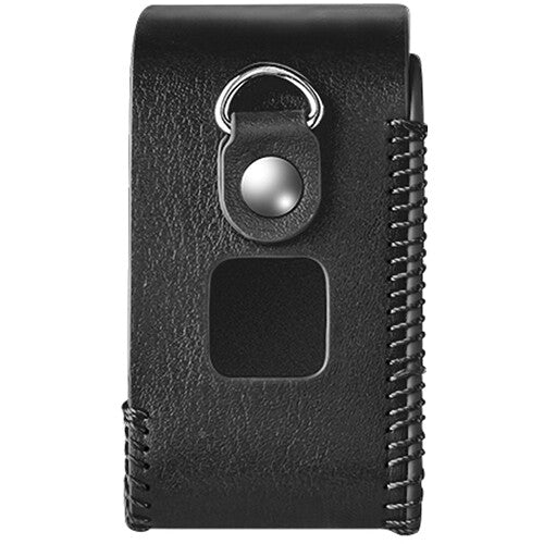 TELESIN Black Faux Leather Case with Neck Strap for GoPro HERO8