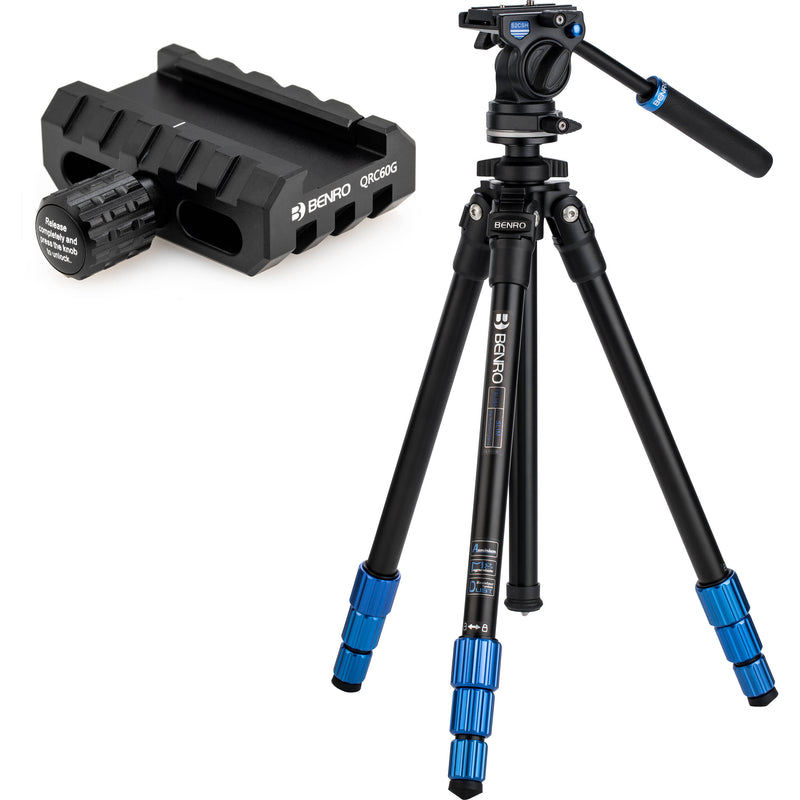 Benro Picatinny Rail Clamp and SLIM Tripod Kit