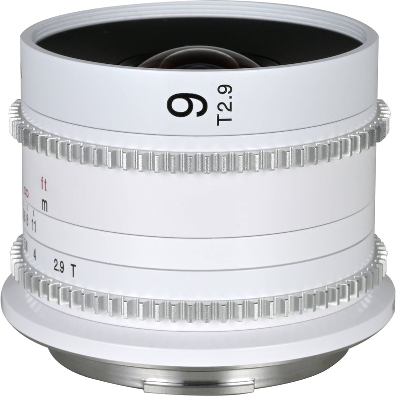 Venus Optics Laowa 9mm T2.9 Zero-D Cine Lens (RF Mount, Feet/Meters, White)