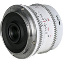 Venus Optics Laowa 9mm T2.9 Zero-D Cine Lens (RF Mount, Feet/Meters, White)