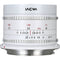 Venus Optics Laowa 9mm T2.9 Zero-D Cine Lens (RF Mount, Feet/Meters, White)