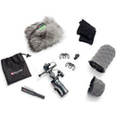 Rycote Nano Shield Windshield Kit NS2-CA for Microphones up to 6.1" Long