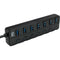 Adesso 7-Port USB 3.0 Hub with Power Switch and Adapter