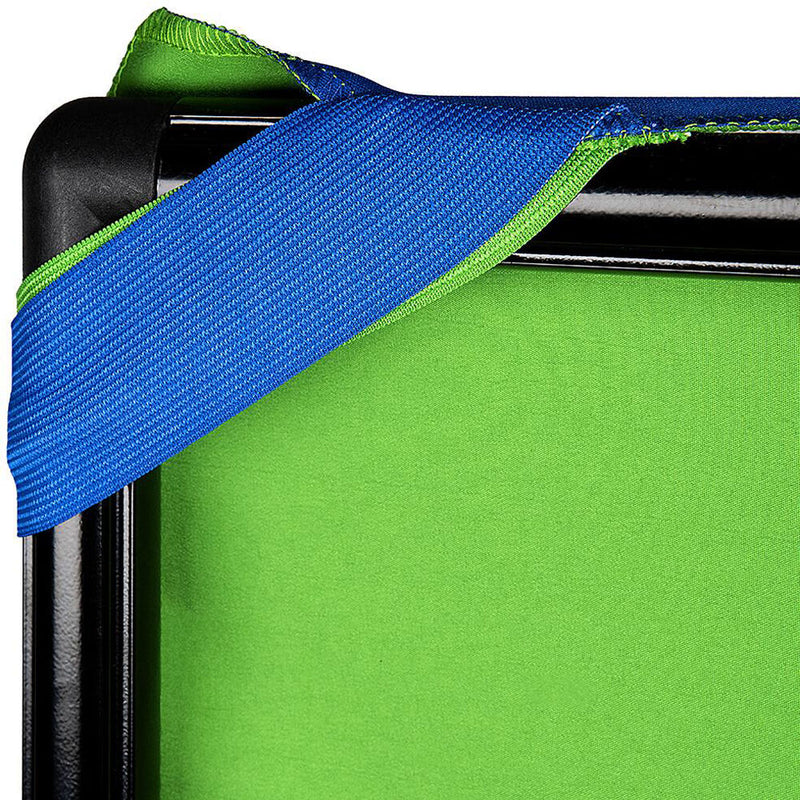 FotodioX Portable Background Kit (7.5 x 7.5', Chroma Blue/Green)