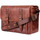 MegaGear Torres Pro Leather Vintage Messenger Bag (Brown)