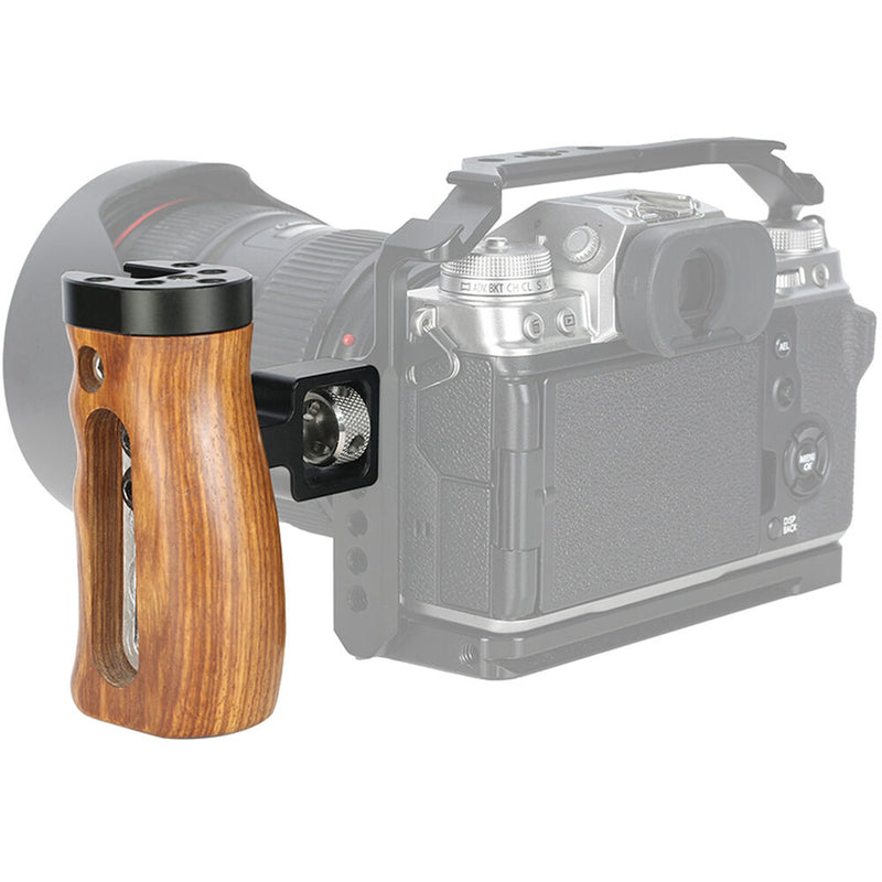 Niceyrig Wooden Side Handle with ARRI-Style Accessory Mount