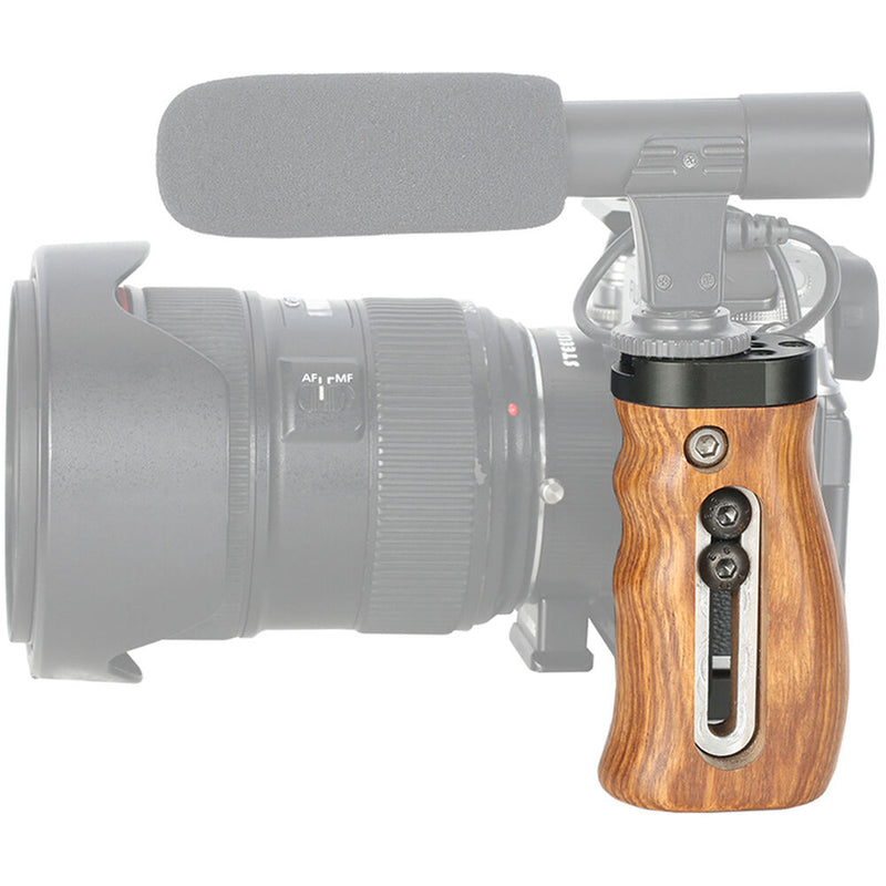 Niceyrig Wooden Side Handle with ARRI-Style Accessory Mount