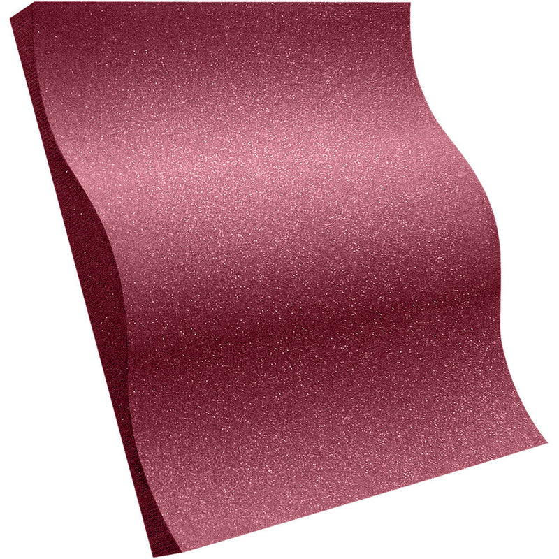 Auralex Studiofoam Wave Panel (24 x 24 x 3", Burgundy, 16-Pack)