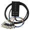 Pro Co Sound StageMaster Snake 12 Channel Stagebox to Fanout (8 x Send + 4 x 1/4" TRS Return) (25')