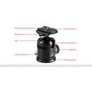 Sunwayfoto EB-52 EPIC Series Traveler Ball Head