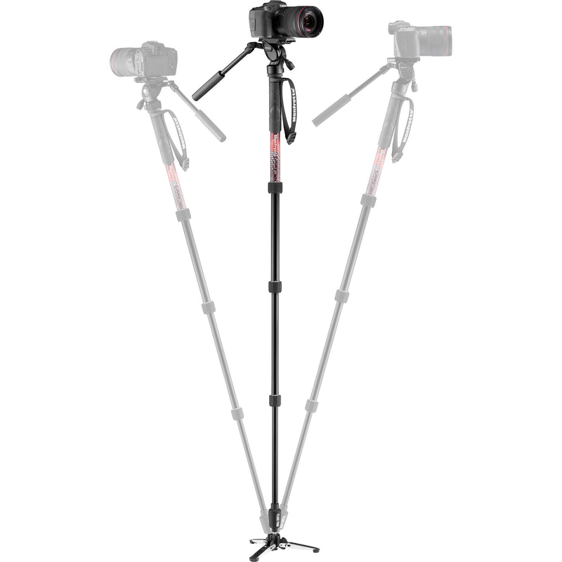 Manfrotto Element MII Video Monopod with Live Fluid Head