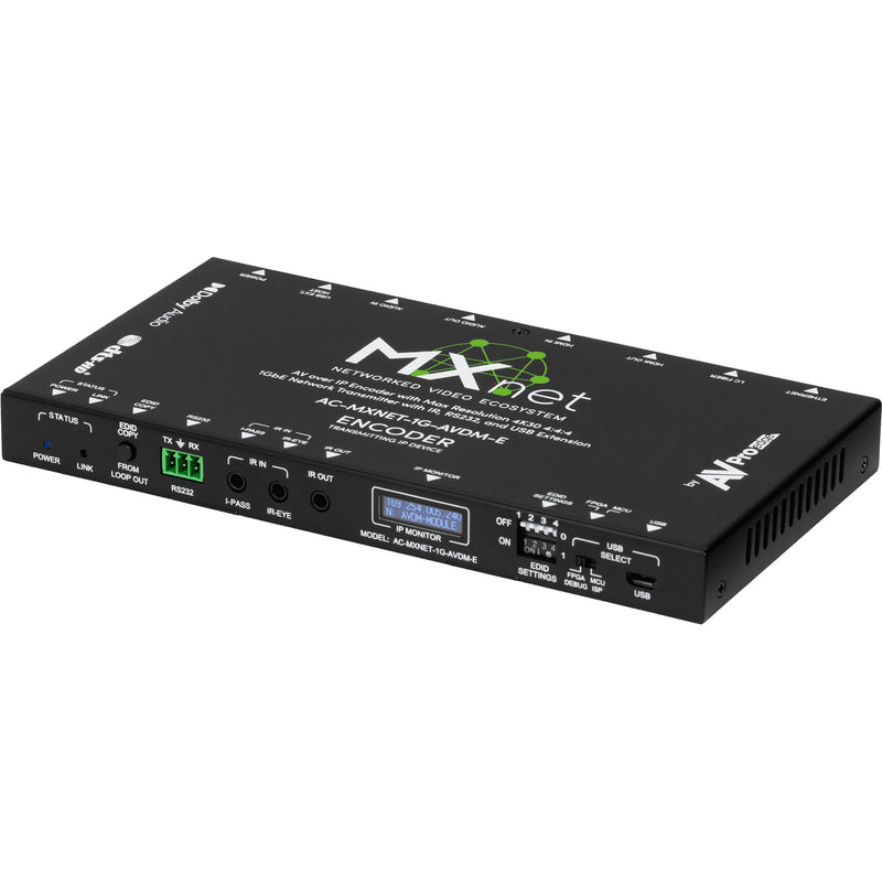 AVPro Edge MXNet 1G Downmixing Encoder/Transmitter Device