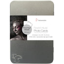 Hahnem&uuml;hle Photo Rag Metallic Paper Photo Cards with Rounded Corners (4 x 6", 30 Sheets)