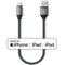 Satechi USB Type-A Male to Lightning Male Cable (0.8')