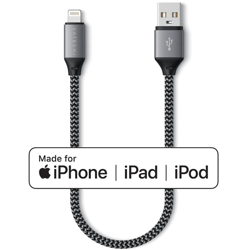 Satechi USB Type-A Male to Lightning Male Cable (0.8')